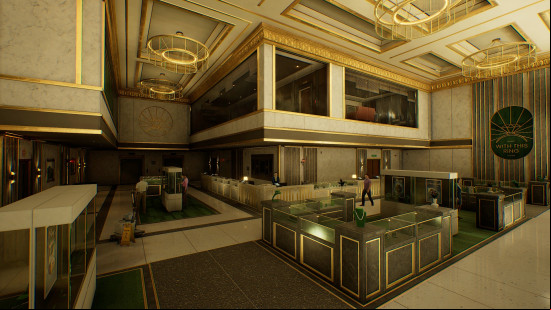 Payday 3 Diamond District: A screenshot of an ornate jewellery store