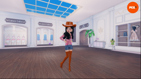 The cowgirl among the DTI outfit ideas