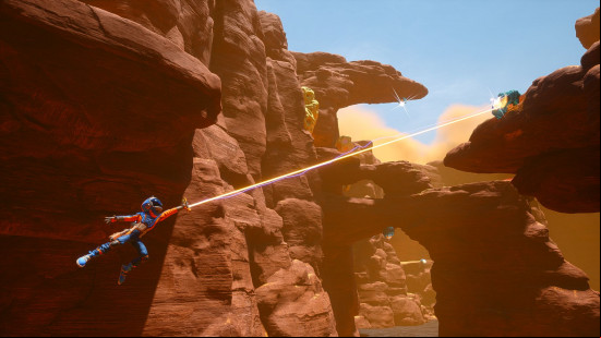 Revenge of the Savage Planet introduces a grappling gun