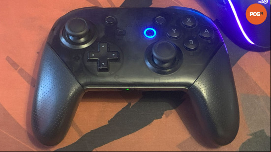 Nintendo Switch Pro controller review: top of controller