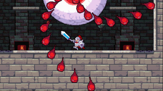 knight and eye boss in rogue legacy