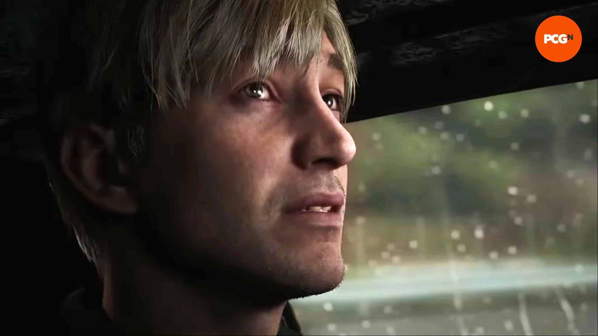 James grieves for Mary in his car in the Silent Hill 2 "In Water" ending.