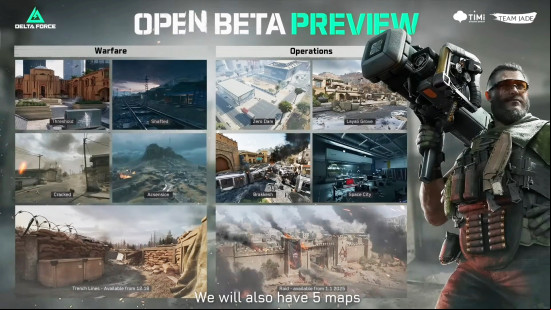 Delta Force Season 1 new maps: the preview showing the maps