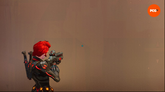 Marvel Rivals crosshair codes: a small dot reticle