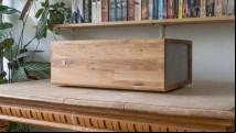 This stunning wood gaming PC build is perfect for a minimalist living room