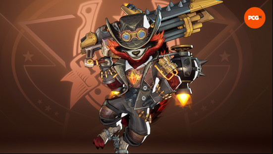 Best Marvel Rivals skins: Rocket Raccoon dressed as a cowboy