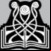 The in-game icon for one of the Skyrim achievements: Hidden Knowledge.