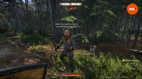 fighting a man with a club in kingdom come 2