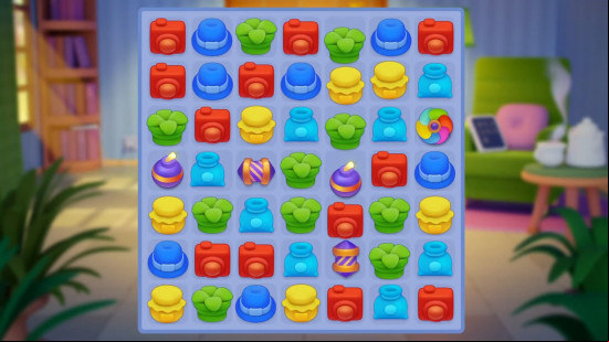 Best puzzle games: Merge Gardens. Image shows lots of images from the sliding tile side of the game.