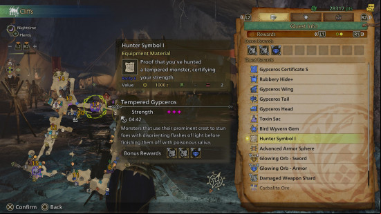 Certifcate Monster Hunter Wilds Hunter Symbol III in inventory