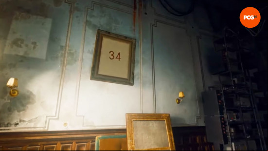 BO6 Shattered Veil main quest: the number 34 is written on a portrait frame