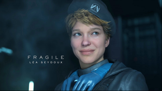 Death Stranding 2 voice actors: a woman with short hair wearing a blue beret