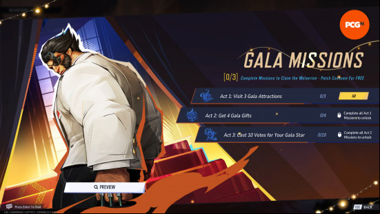 Marvel Rivals events: Wolverine in a white suit
