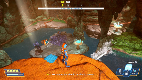 The Batterus Lo wall connected to the fungal receptors and the fungal generator nearby