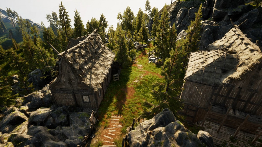 Valorborn: A fantasy forest village