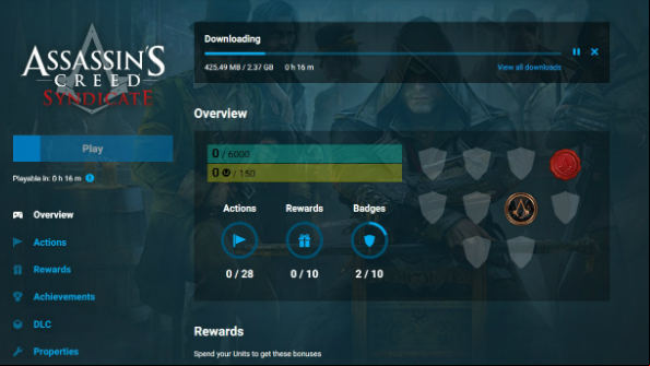 Assassin's Creed Syndicate has a 2.37GB day one patch