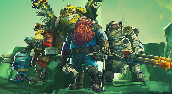 Deep Rock Galactic's mix of Left 4 Dead, Minecraft, and dwarven beards is thrilling