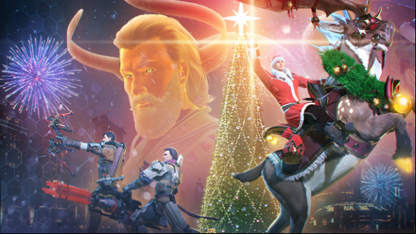 Skyforge's Winter Celebration DLC gets festive with reindeer… and bearded monsters