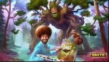 Play Smite as a happy little tree with the new Bob Ross Bundle