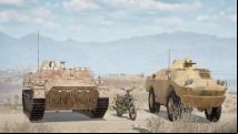 A convoy of new vehicles s up to fight in Squad's Alpha 9 update