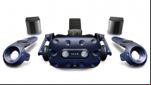 The HTC Vive Pro's resprayed blue controller bundle costs nearly 3x that of the original Vive