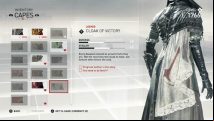 Assassin's Creed Syndicate lets you craft a cape with the emblem of the Assassins on it for +5 stealth