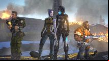 Borderlands 2 launch trailer has robots, trains, and band poses, also gratuitous funtimes