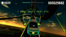 Drive Any Track turns your music collection into a bunch of psychedelic racing circuits