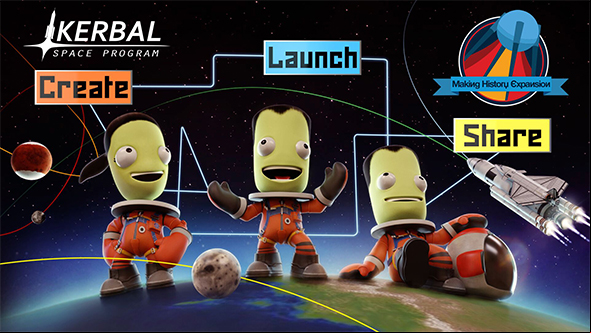 Kerbal Space Program: Making History will let you recreate the space race this March