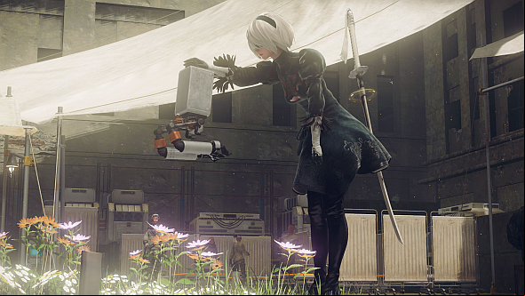 Banish blurry sand with this Nier: Automata texture pack