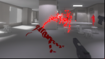 SuperHot's a shooter which only moves when you do. Cue awesome bullet time